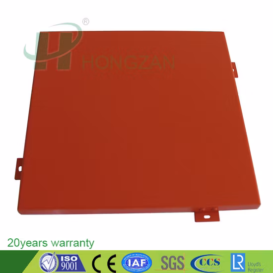 Твердый алюминиевый шпон для отделки наружных стен